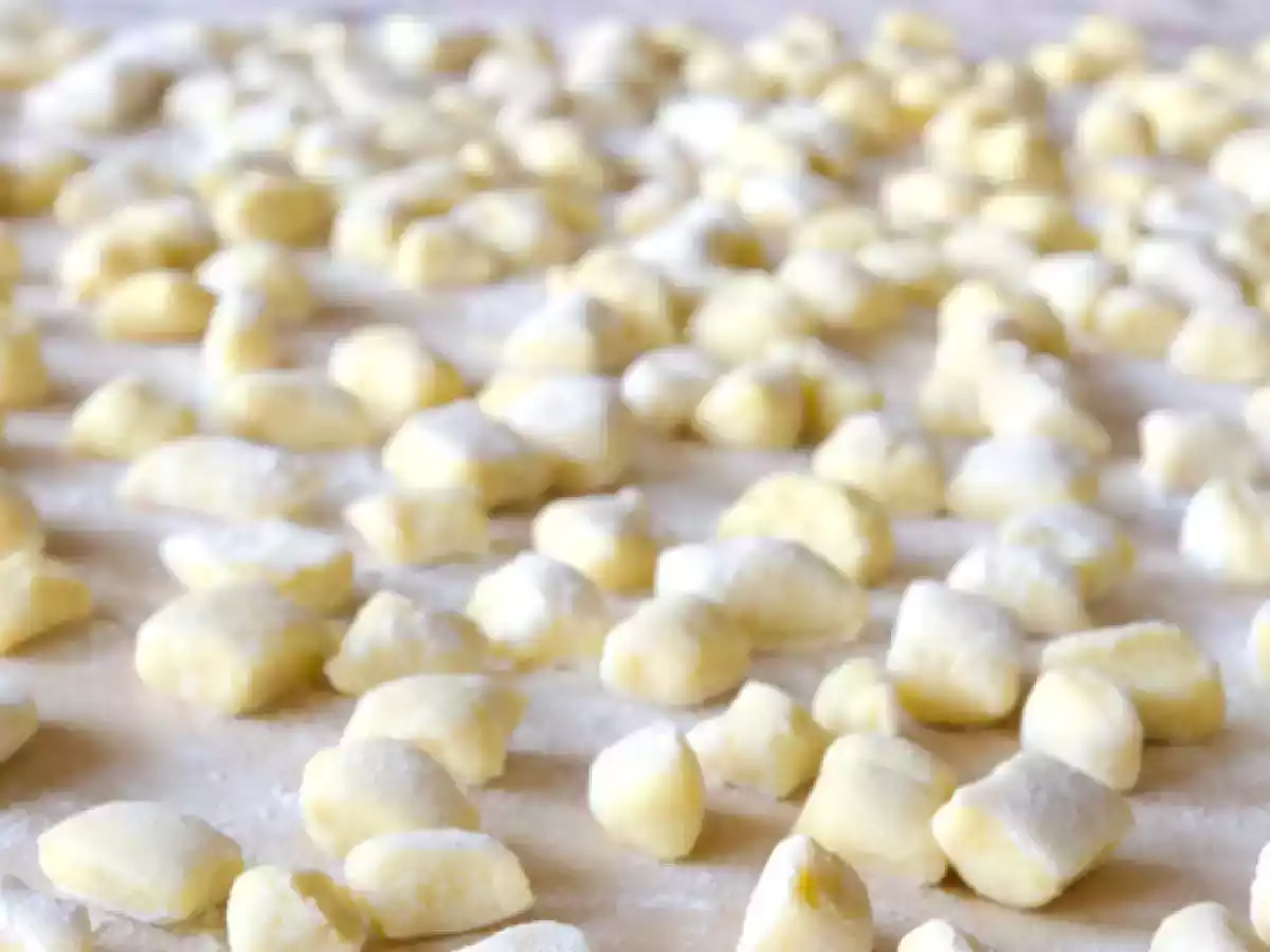 Gnocchi allo scorzone, fatti in casa