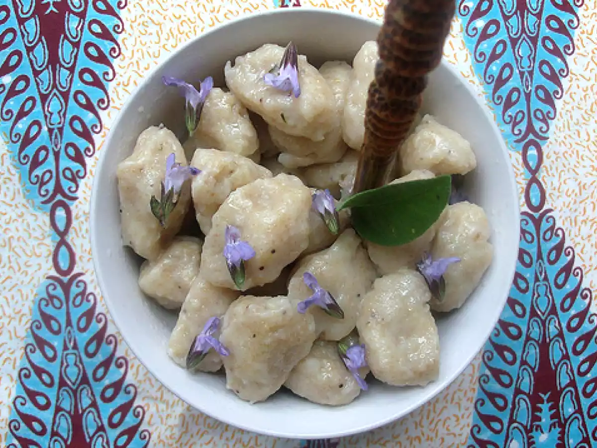Gnocchi di amaranto alla salvia
