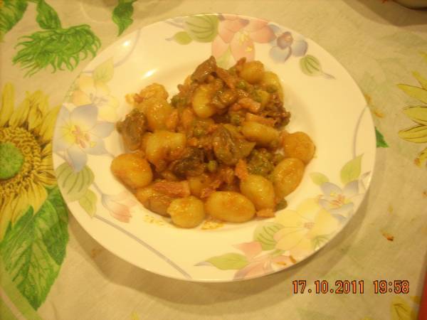 Gnocchi di patate alla boscaiola