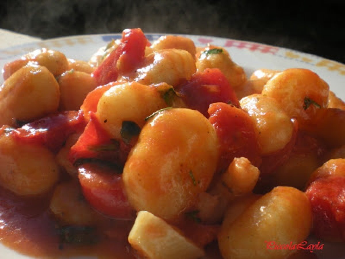 Gnocchi di Patate con Gamberi e Pomodorino - foto 4