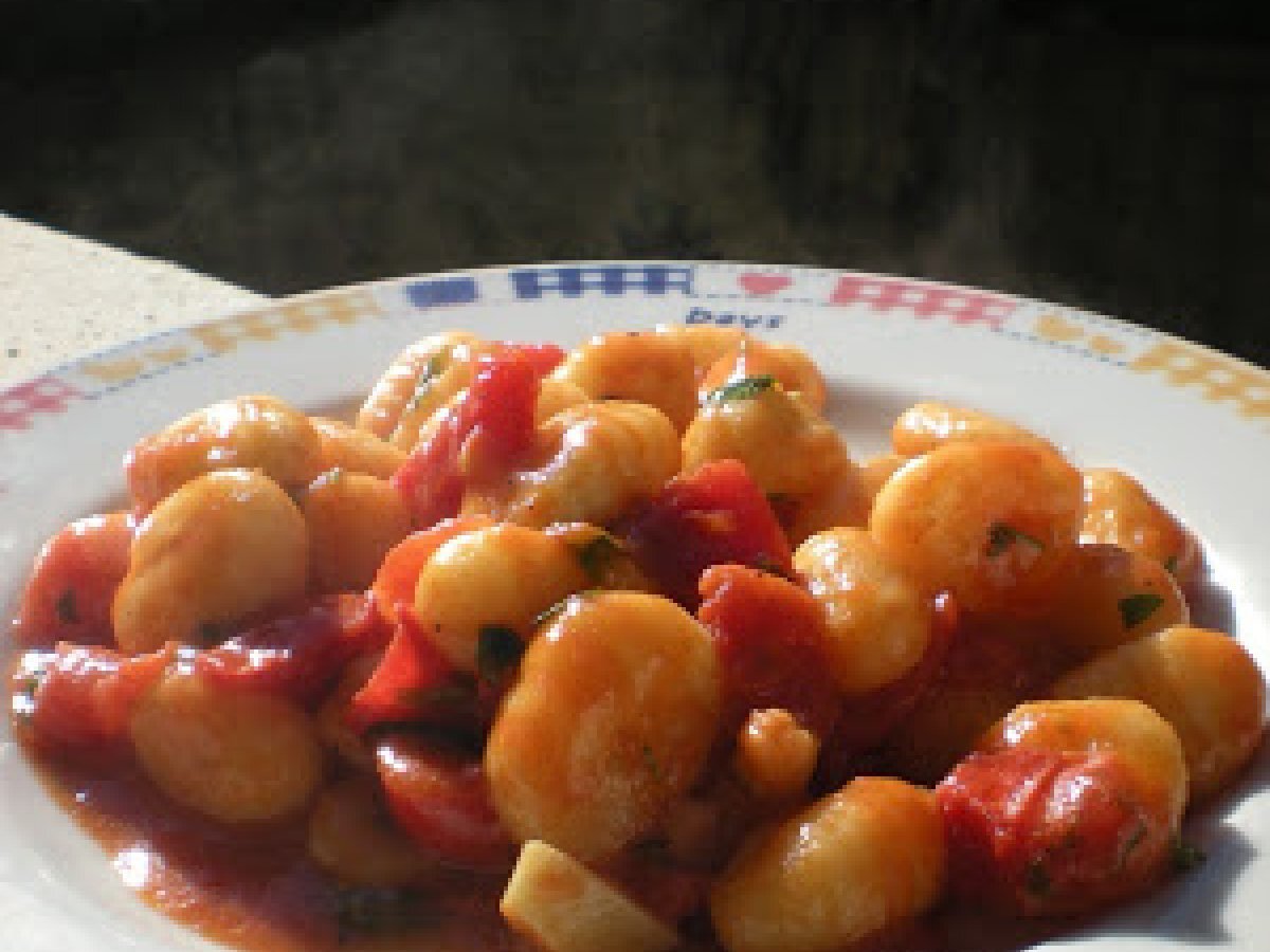 Gnocchi di Patate con Gamberi e Pomodorino - foto 6