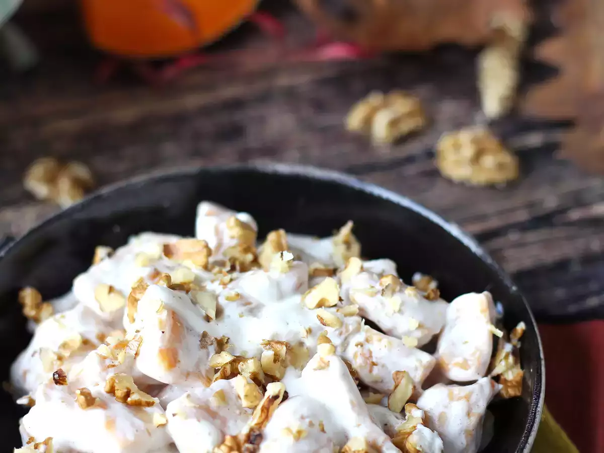 Gnocchi di zucca cremosi con Philadelphia e noci croccanti - foto 4