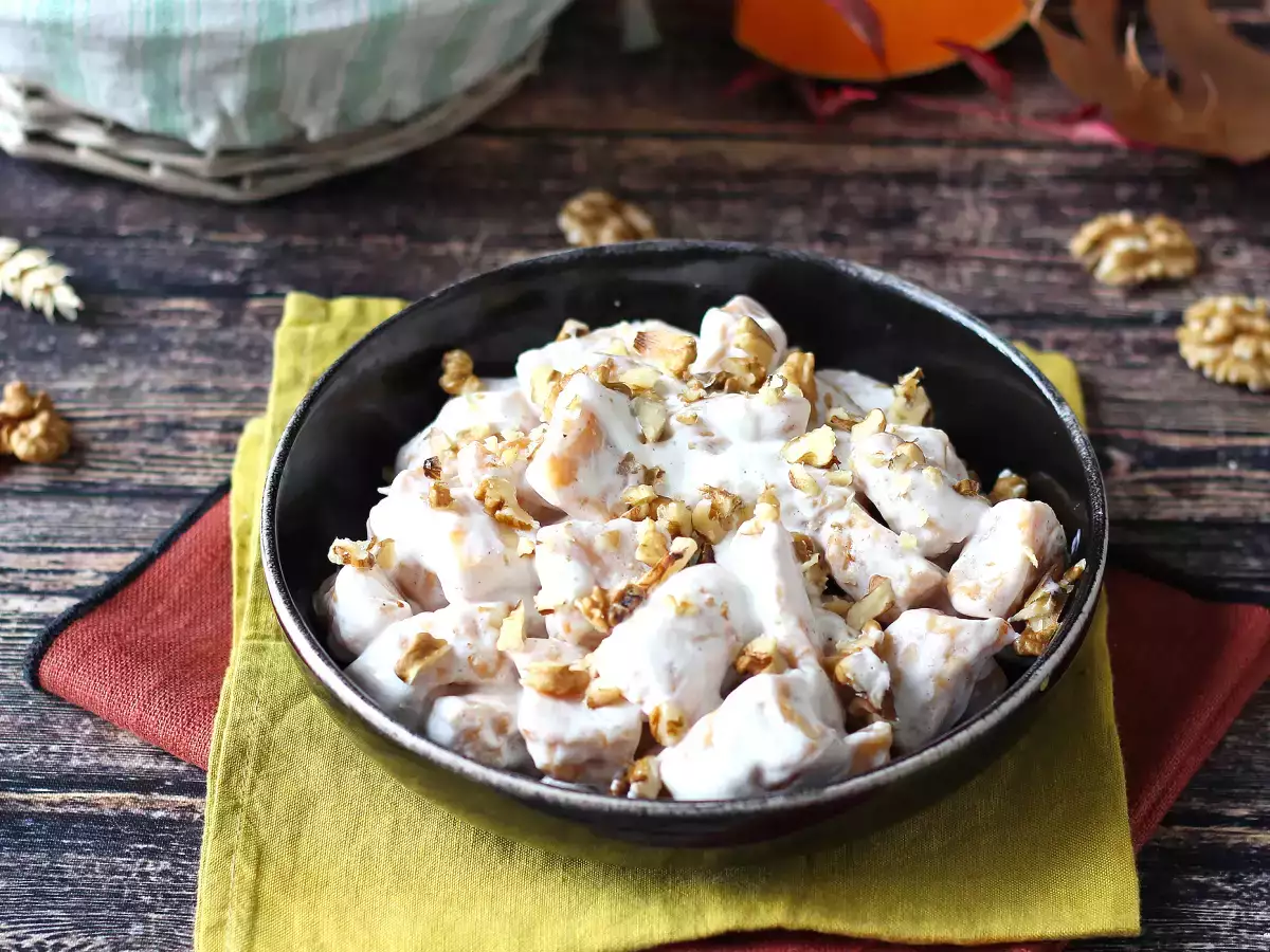 Gnocchi di zucca cremosi con Philadelphia e noci croccanti - foto 3