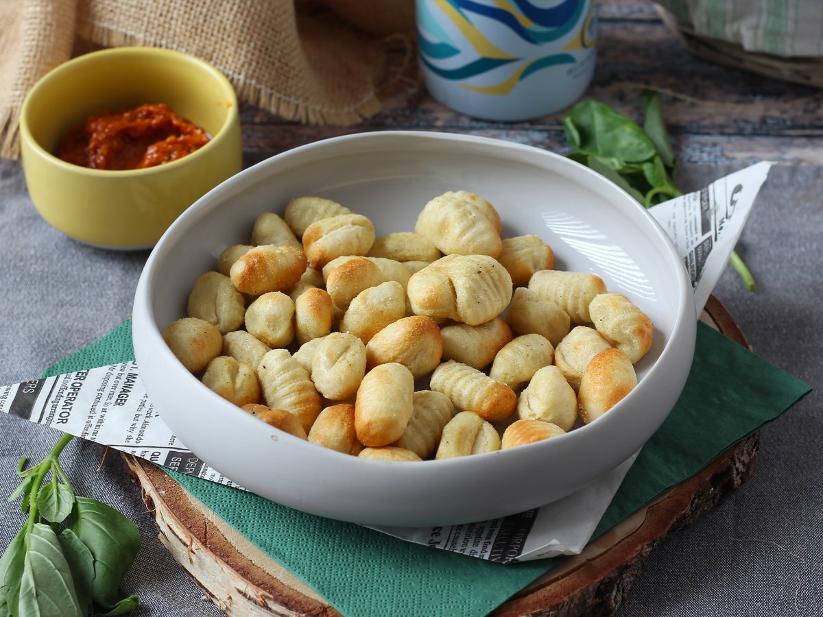 Gnocchi fritti in friggitrice ad aria, la ricetta pronta in 10 minuti!