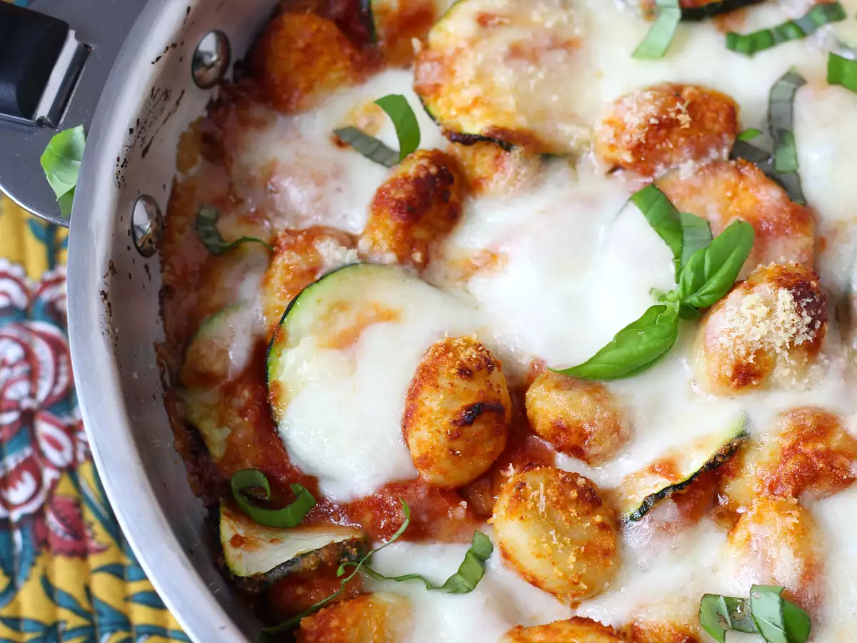 Gnocchi gratinati con zucchine e mozzarella - foto 6