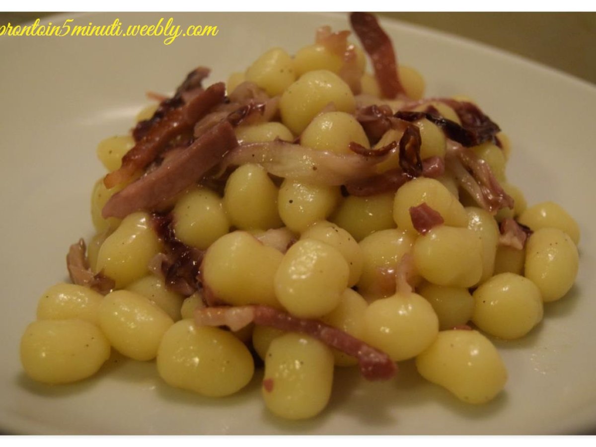 Gnocchi Radicchio e Speck
