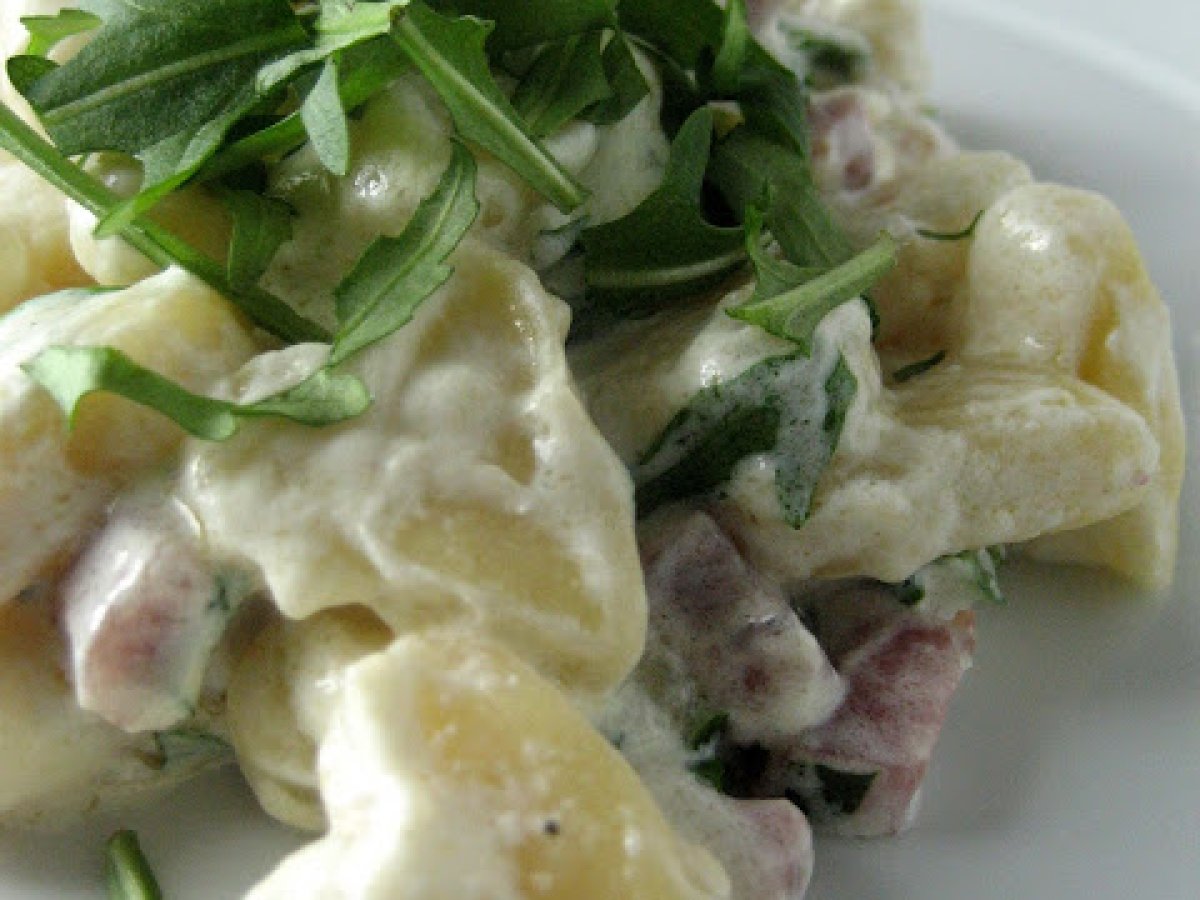 Gnocchi speck e rucola per San Valentino
