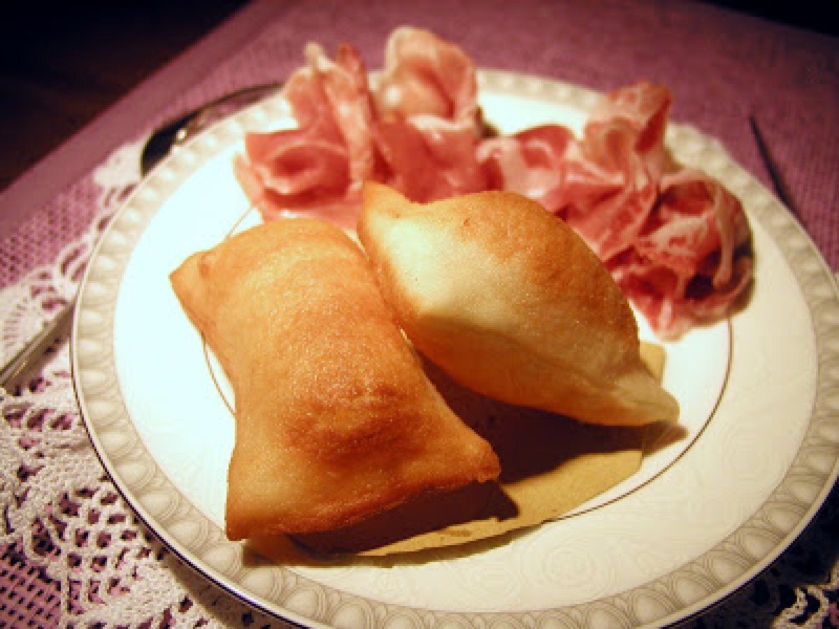 Gnocco fritto con culatello e coppa .. uno spettacolo !!!