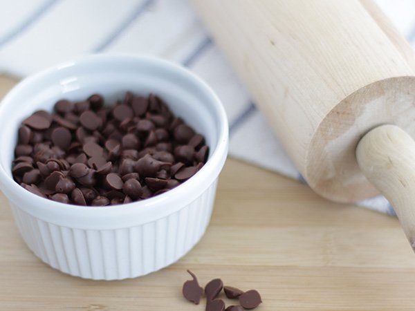 Gocce di cioccolato fatte in casa