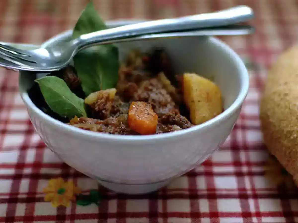 GOULASH DI MANZO con la slow cooker