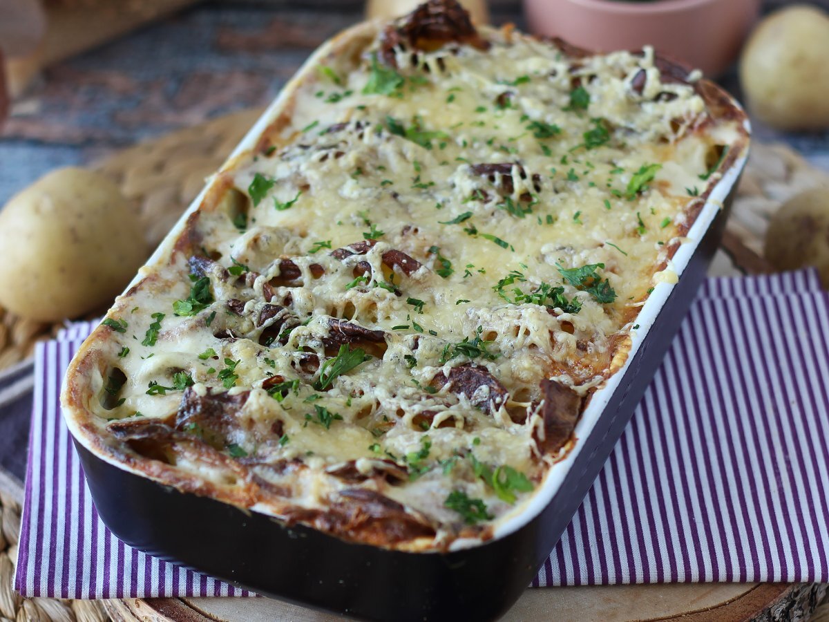 Gratin di patate con la friggitrice ad aria