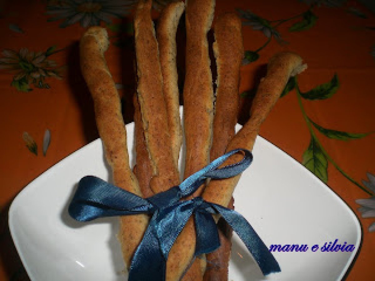 Grissini al grano saraceno e semi di zucca