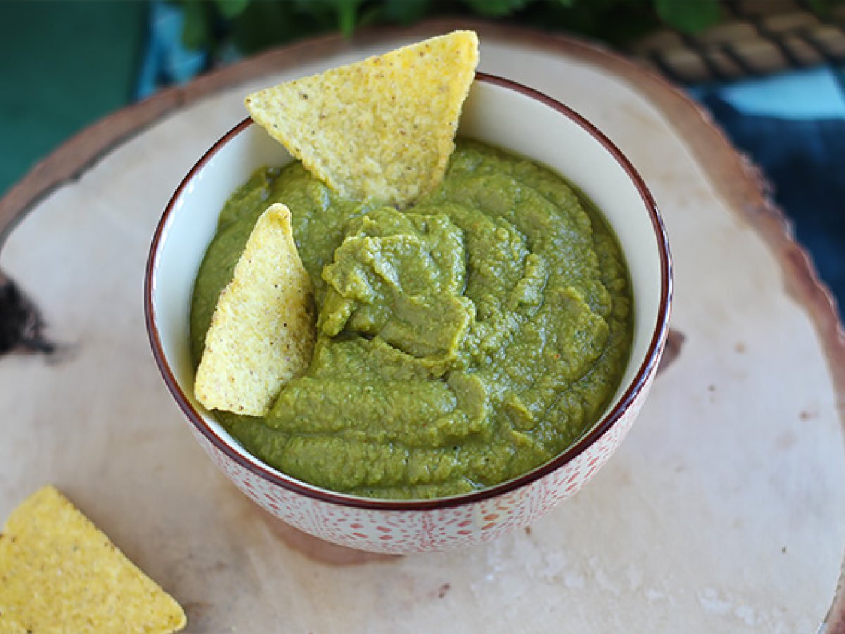 Guacamole di piselli