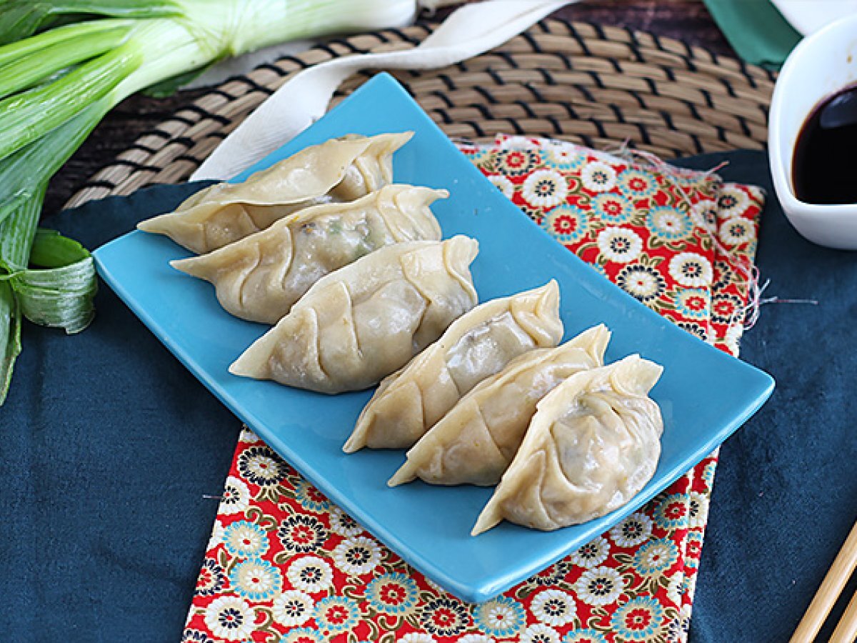 Gyoza di pollo con funghi e carote - foto 2