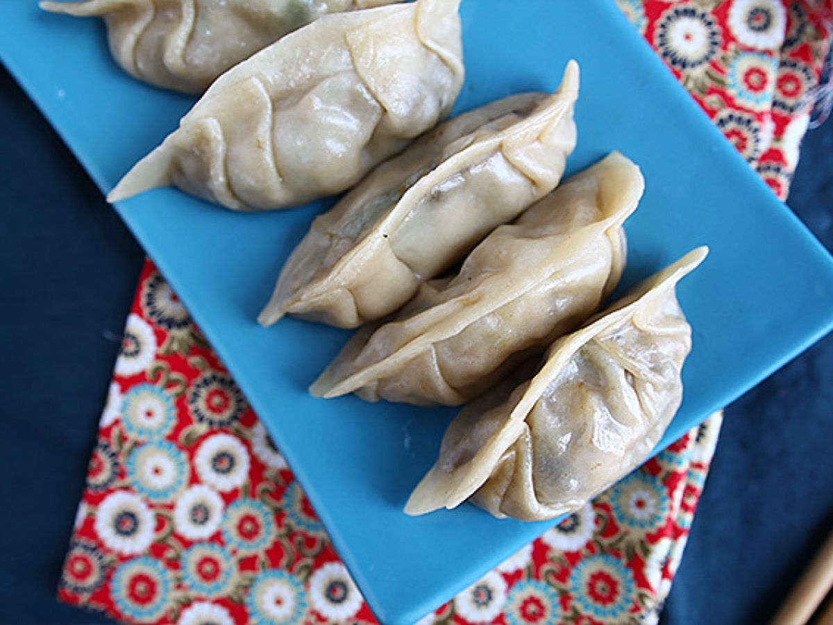 Gyoza di pollo con funghi e carote - foto 4