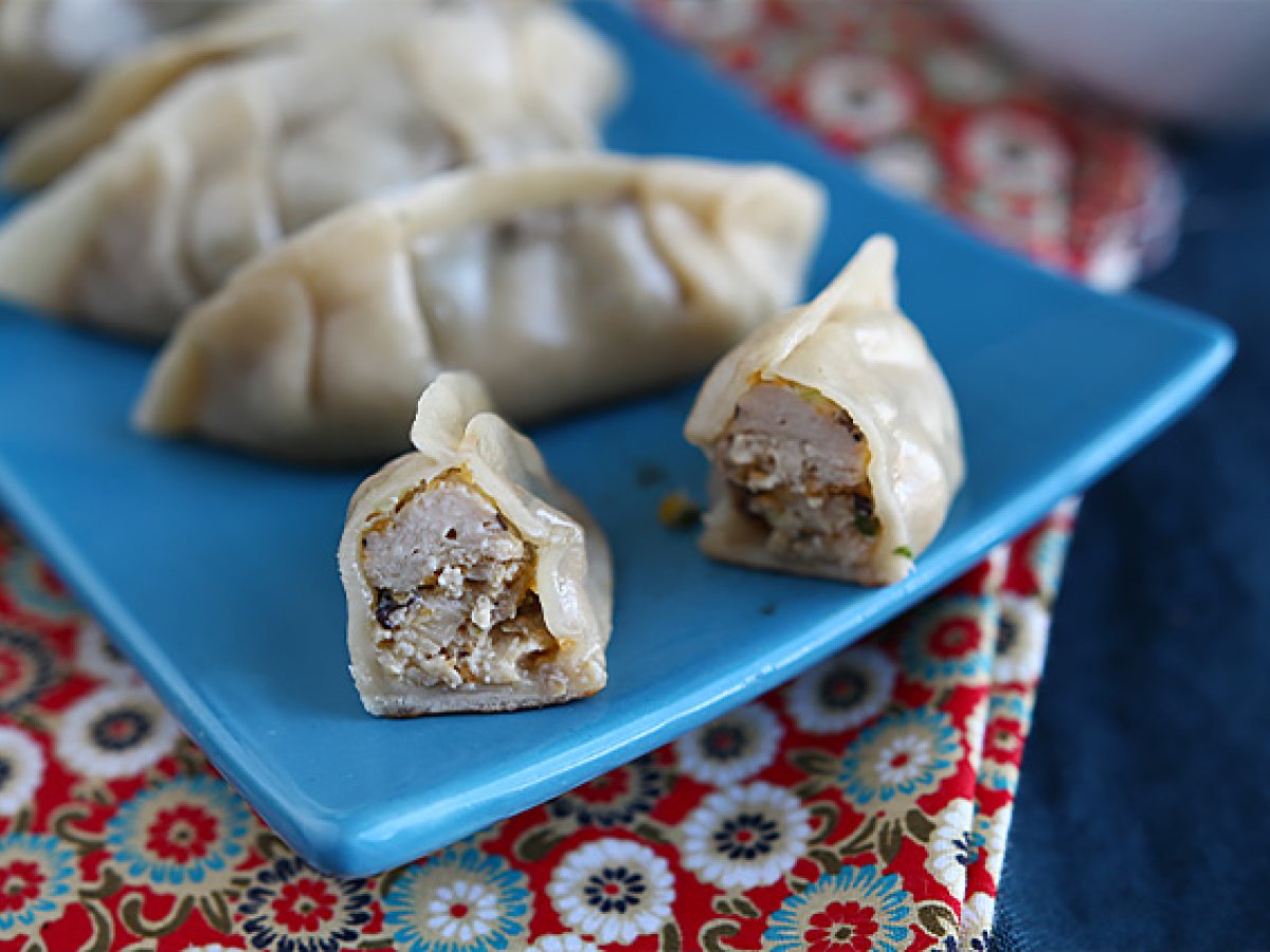 Gyoza di pollo con funghi e carote - foto 5