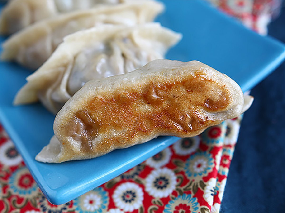 Gyoza di pollo con funghi e carote - foto 8