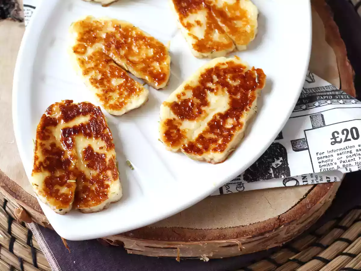 Halloumi piastrato con miele e rosmarino - foto 2