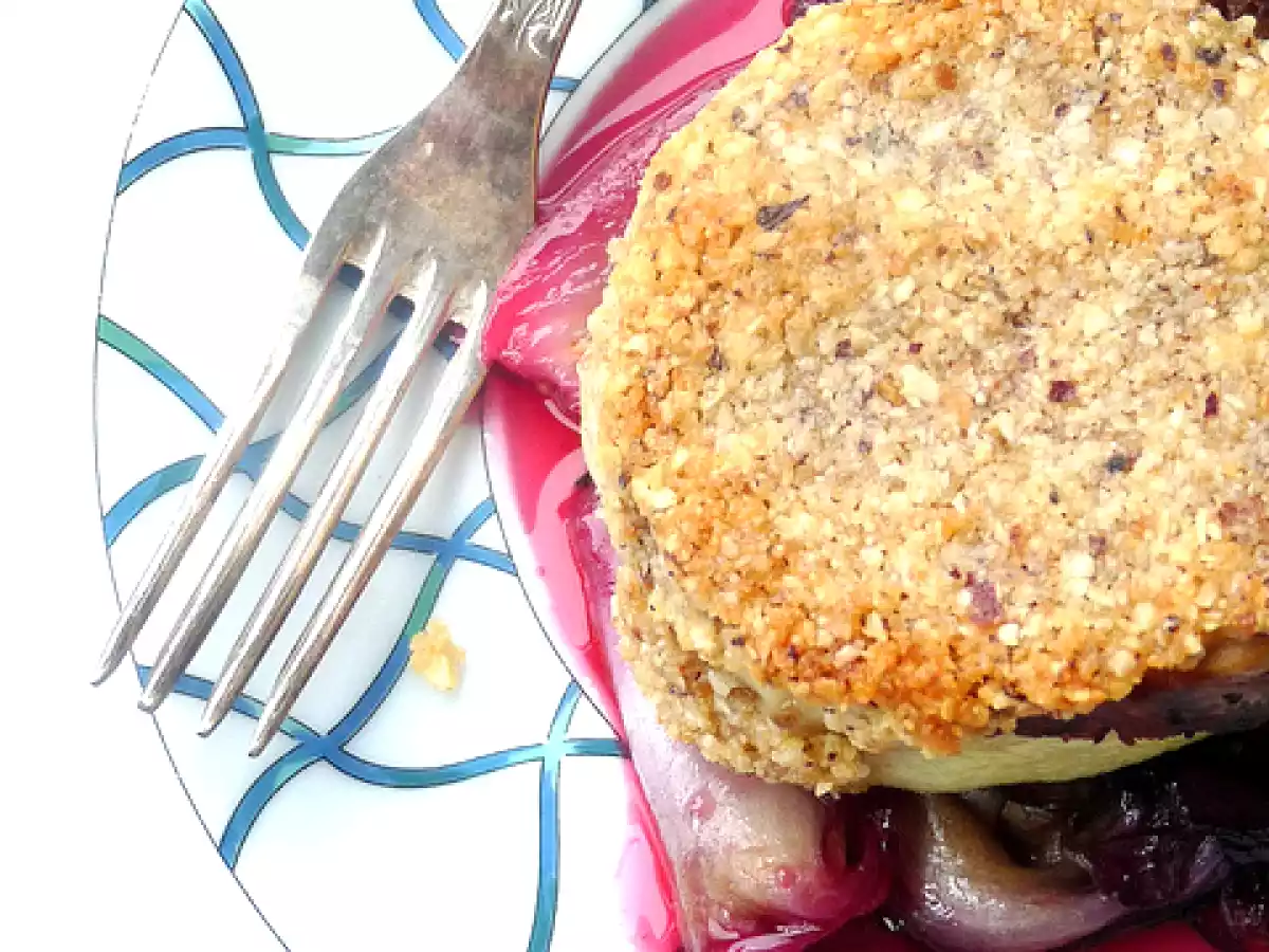 Hamburger di arrosto di maiale gratinato al panettone - foto 2