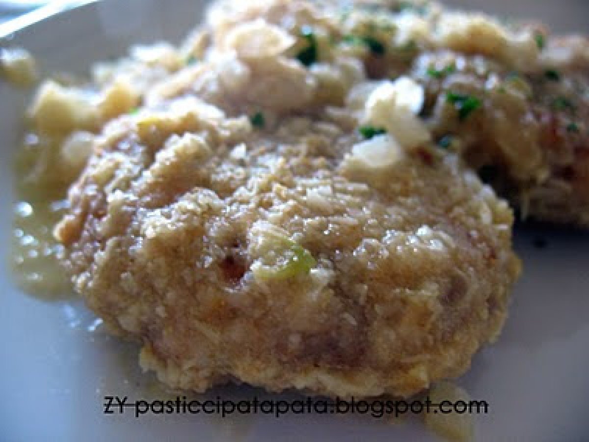 Hamburger di avena in umido alla thailandese