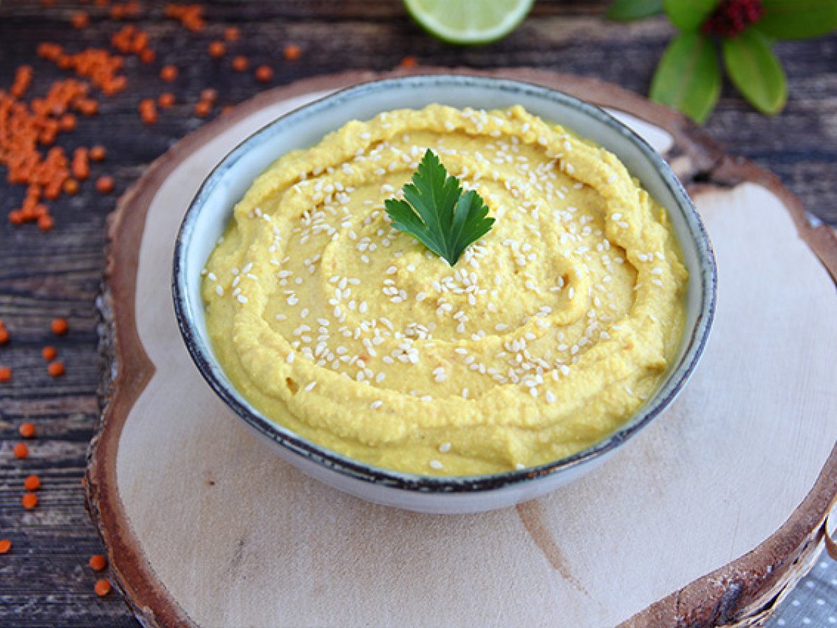 Hummus di lenticchie corallo - foto 2