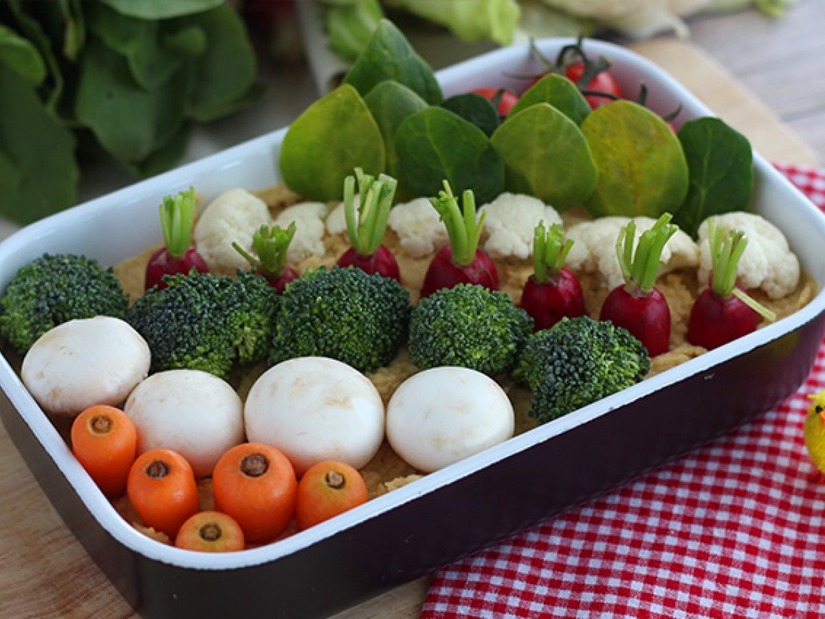 Hummus e verdure, lo sfizioso Orto di Pasqua da servire a tavola! - foto 4