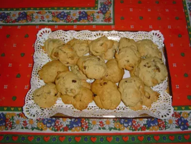 I biscotti dell'avvento 4: Biscotti morbidi con uvetta e noci dell'amazzonia