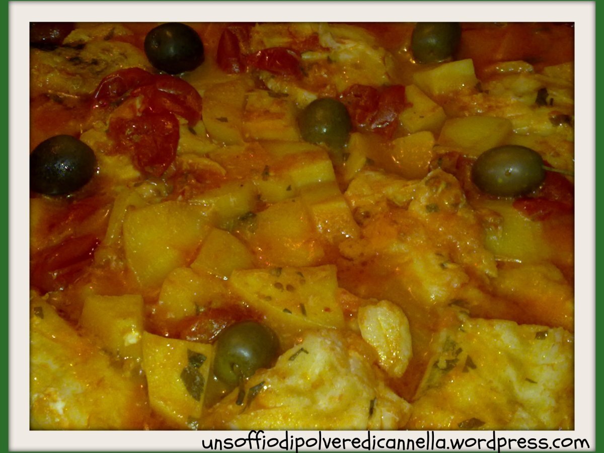 I BOCCONCINI DI BACCALA' E PATATE IN UMIDO