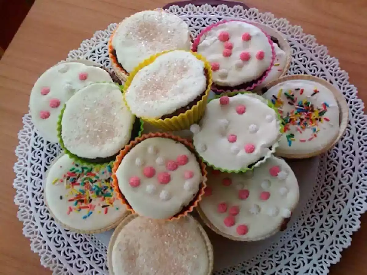 I Muffin con glassa reale