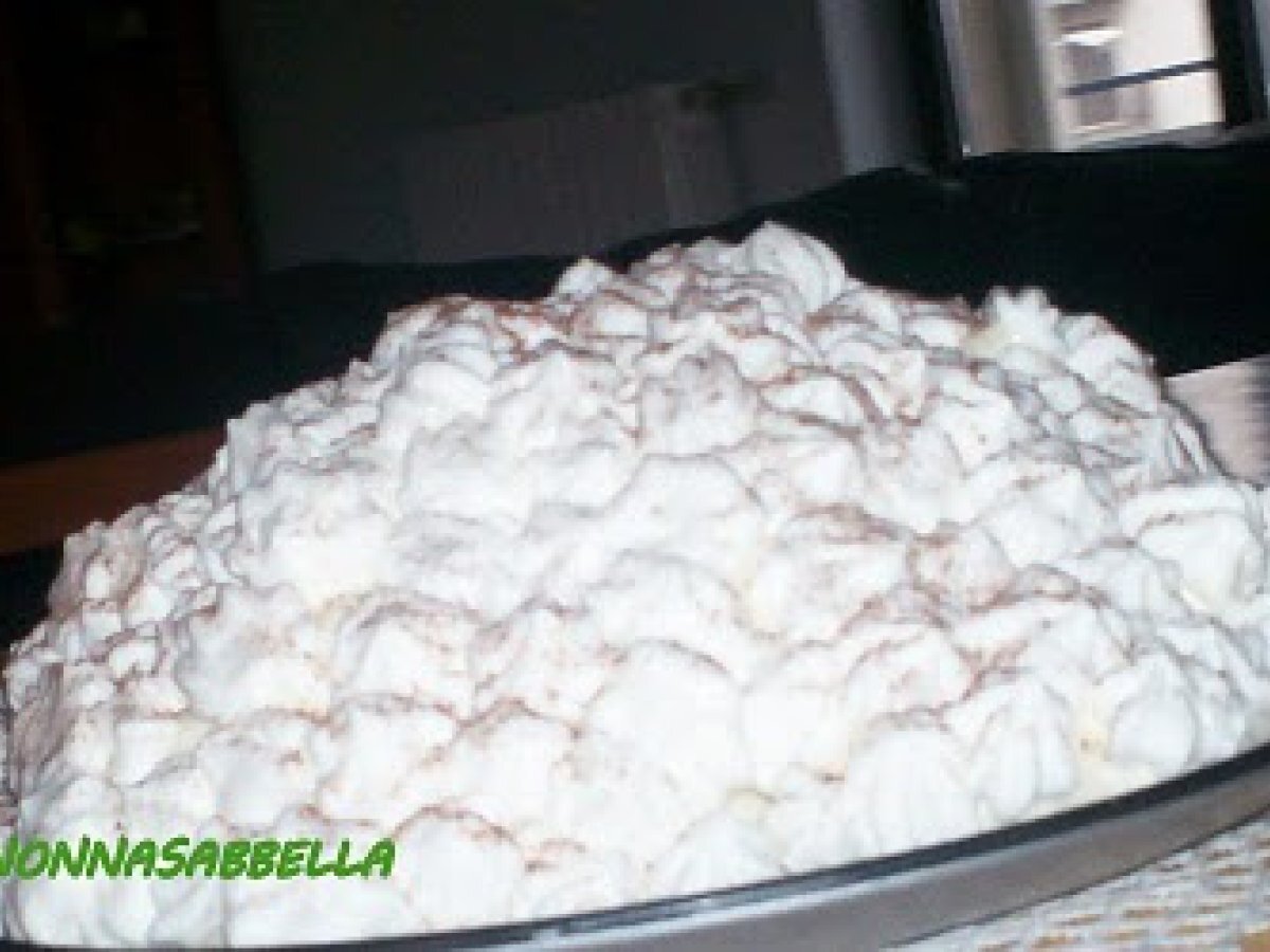 IGLOO DOLCE CON BISCOTTI DIGESTIVE, CREMA CHANTILLY E PANNA - foto 5