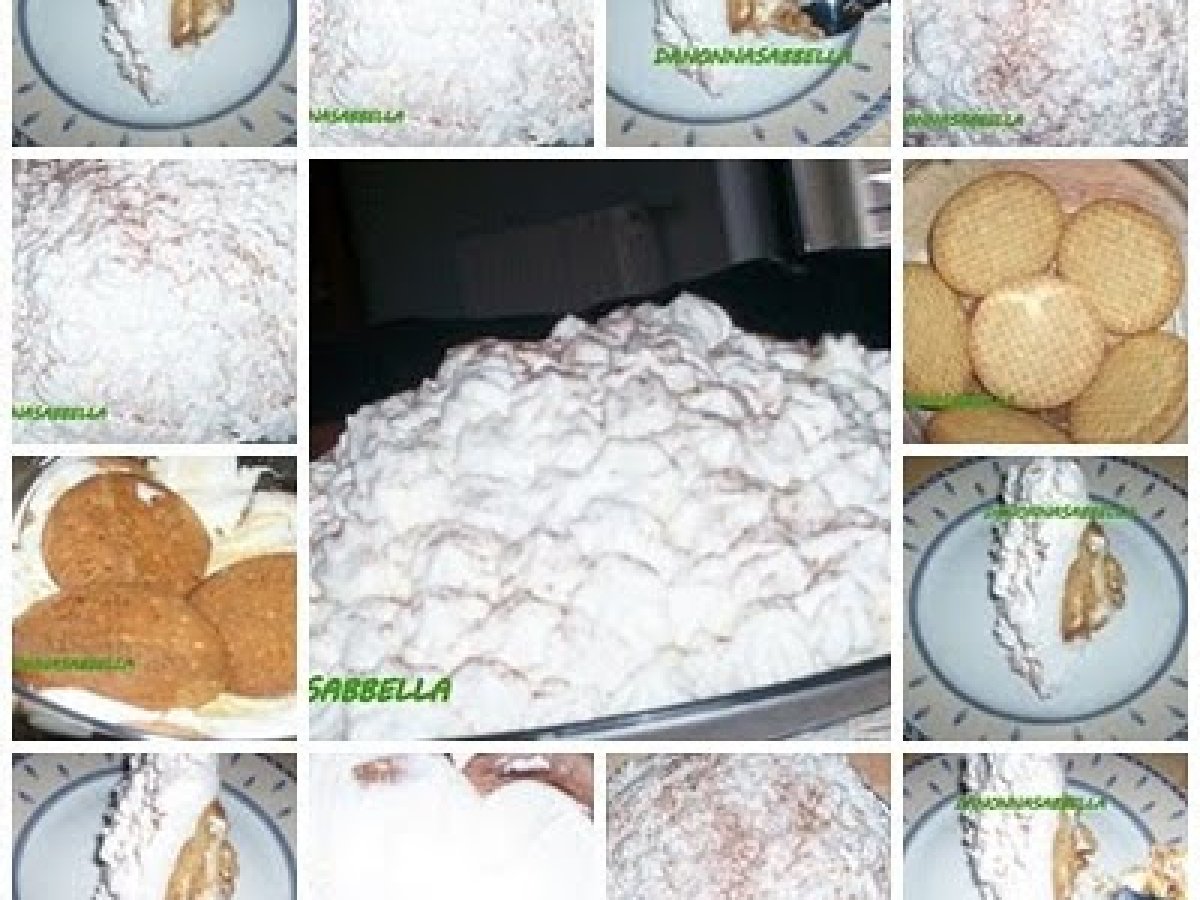 IGLOO DOLCE CON BISCOTTI DIGESTIVE, CREMA CHANTILLY E PANNA - foto 11