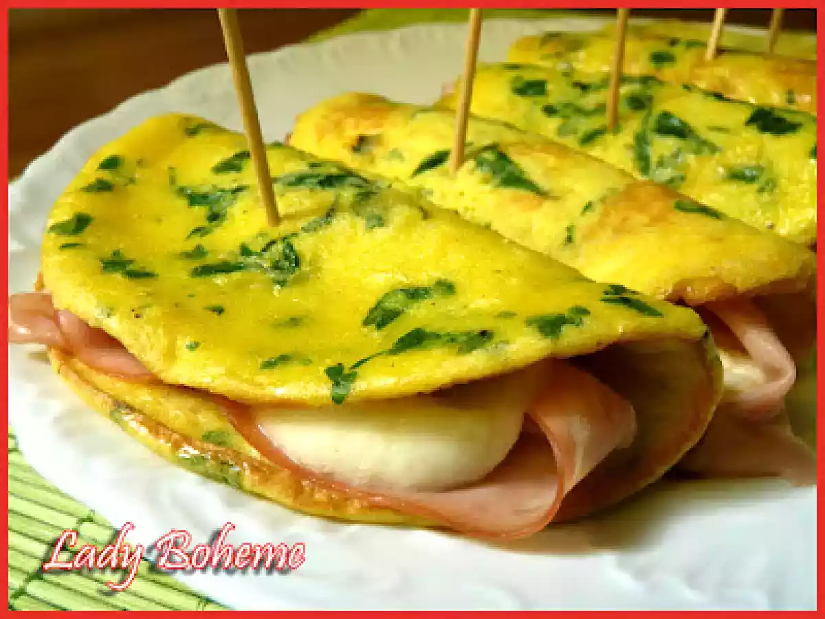 Il cavallo pensionato & le mini omelettes con mortadella e mozzarella