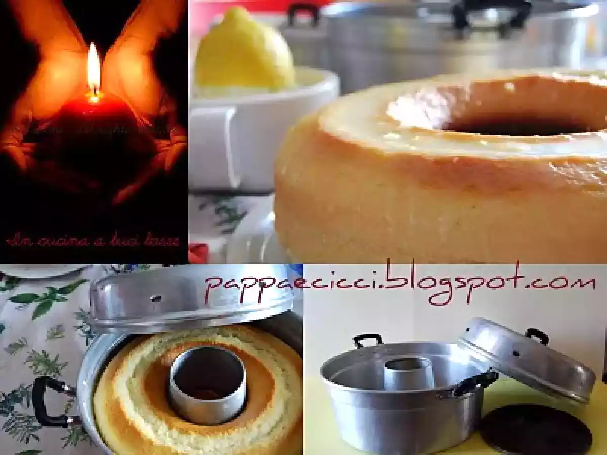 Il ciambellone del riciclo.... che si illumina di meno