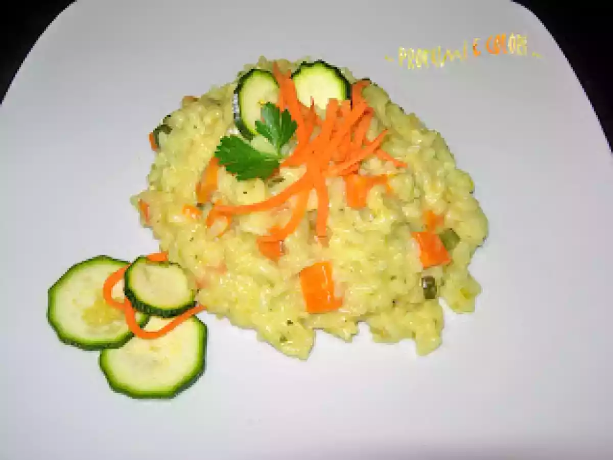 Il mio risotto primavera .......... con pentola a pressione