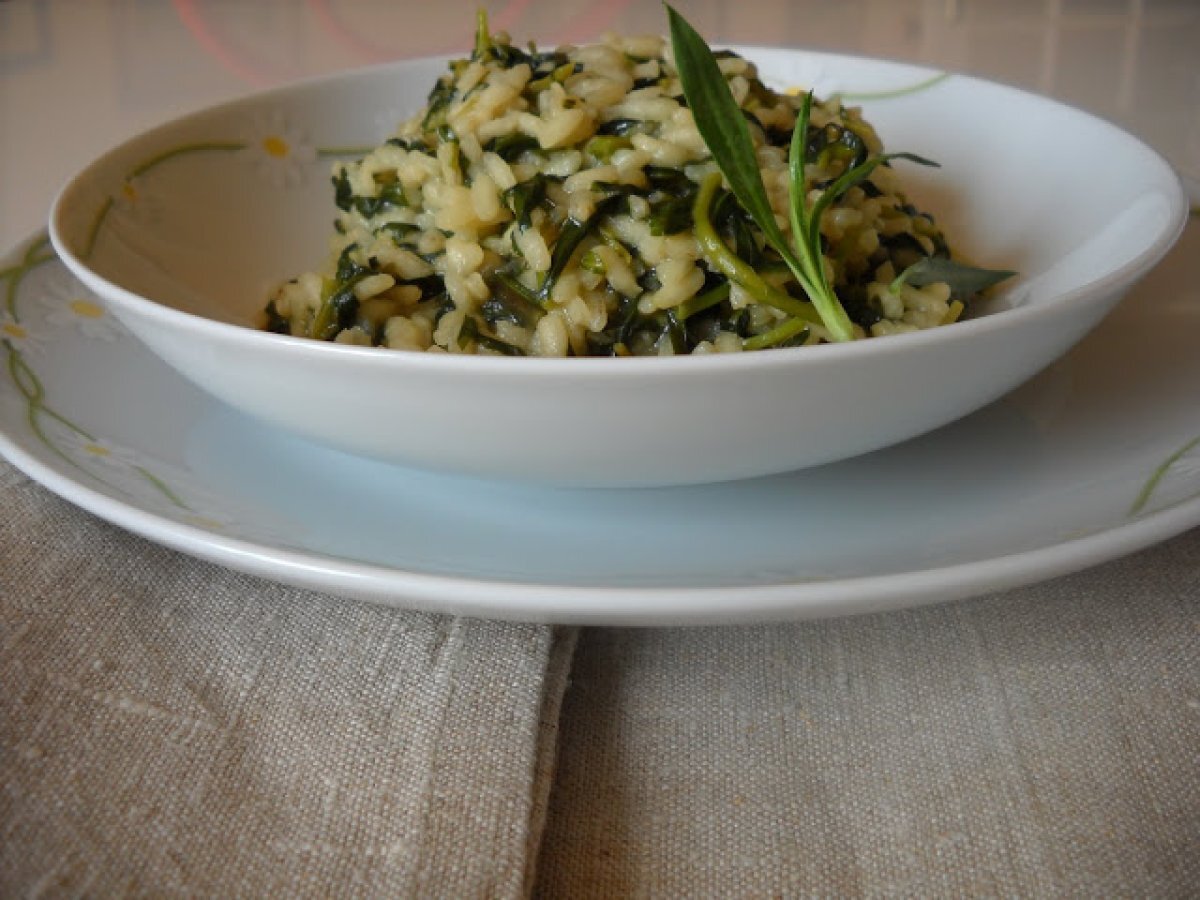Il risotto con l'erba del cucco