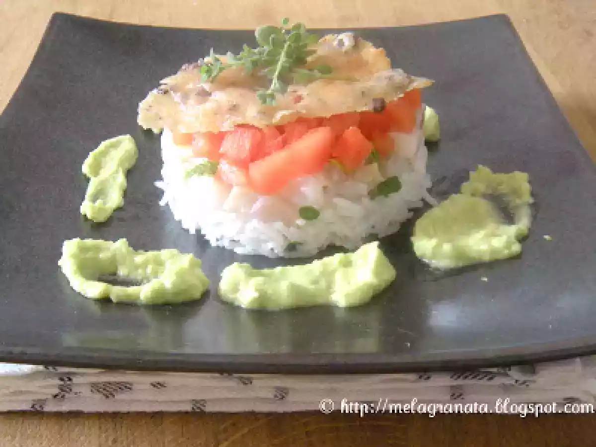 Il venerdì e il pranzo delle donne. Riso basmati con tartare di ricciola