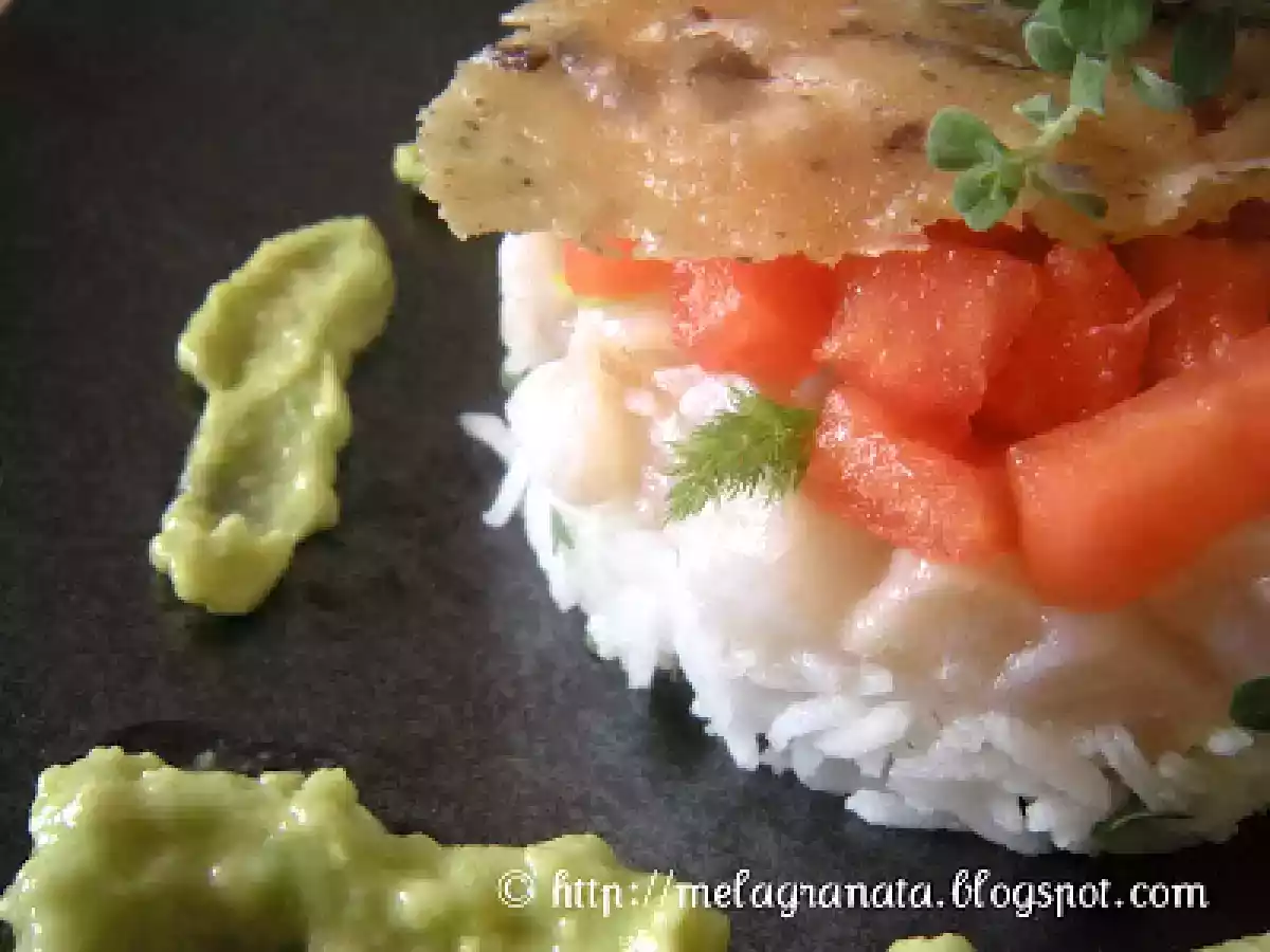 Il venerdì e il pranzo delle donne. Riso basmati con tartare di ricciola - foto 2