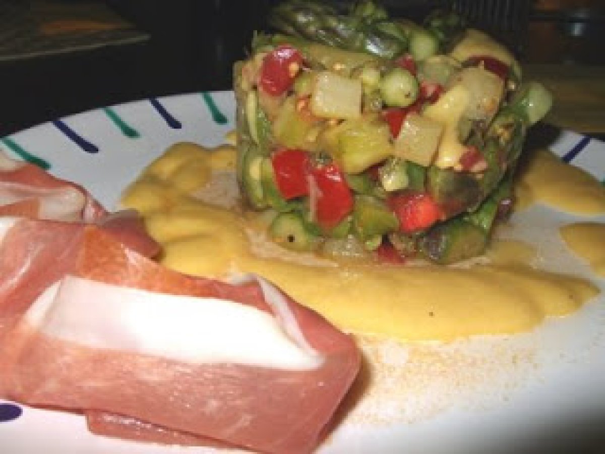 Insalata di Asparagi con Salsa al Mango