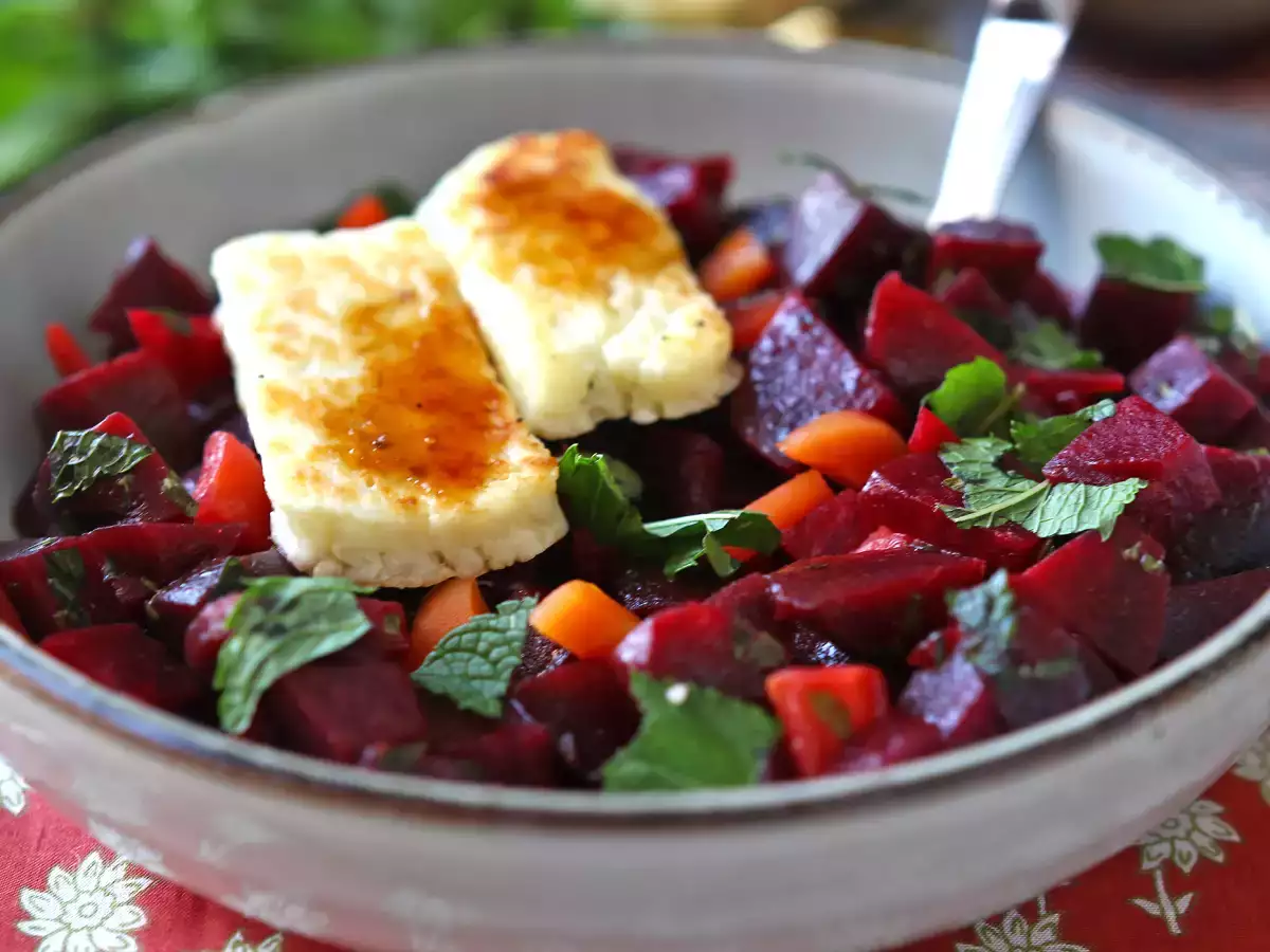 Insalata di barbabietole con halloumi grigliato - foto 6