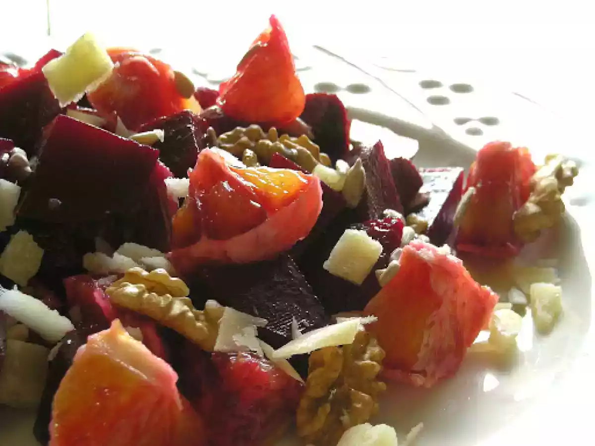 Insalata di barbabietole ed arance