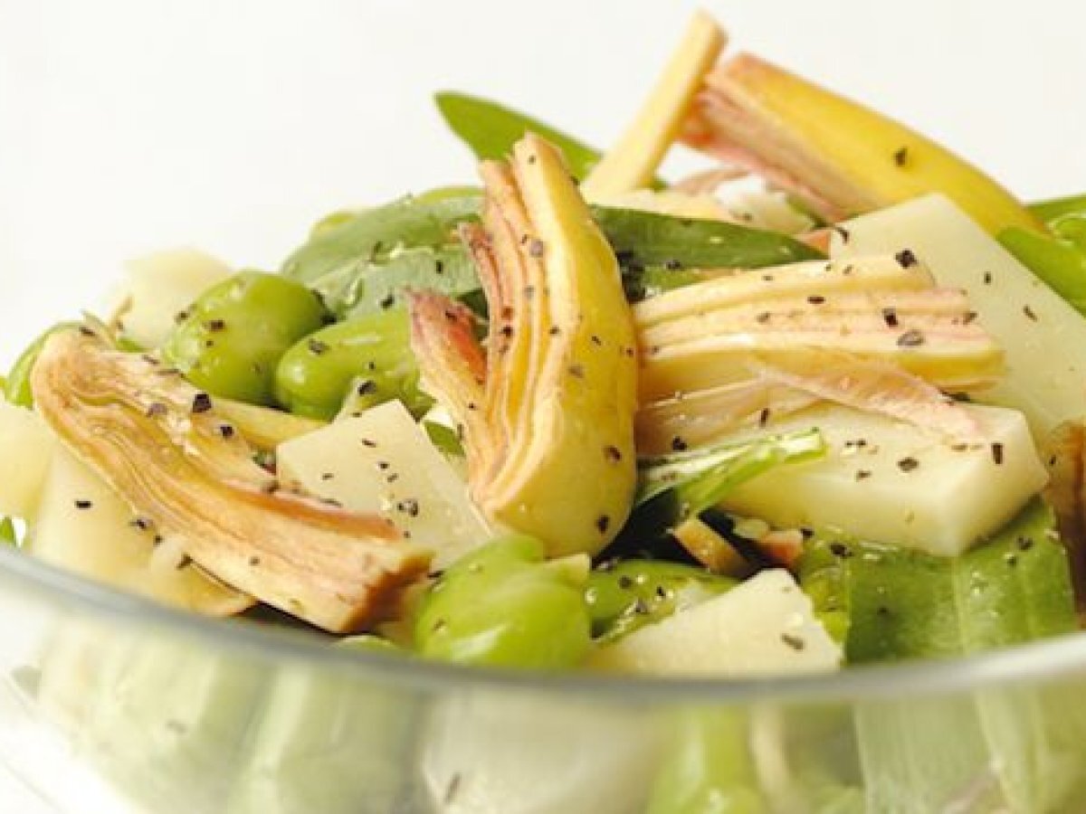 Insalata di carciofi e fave
