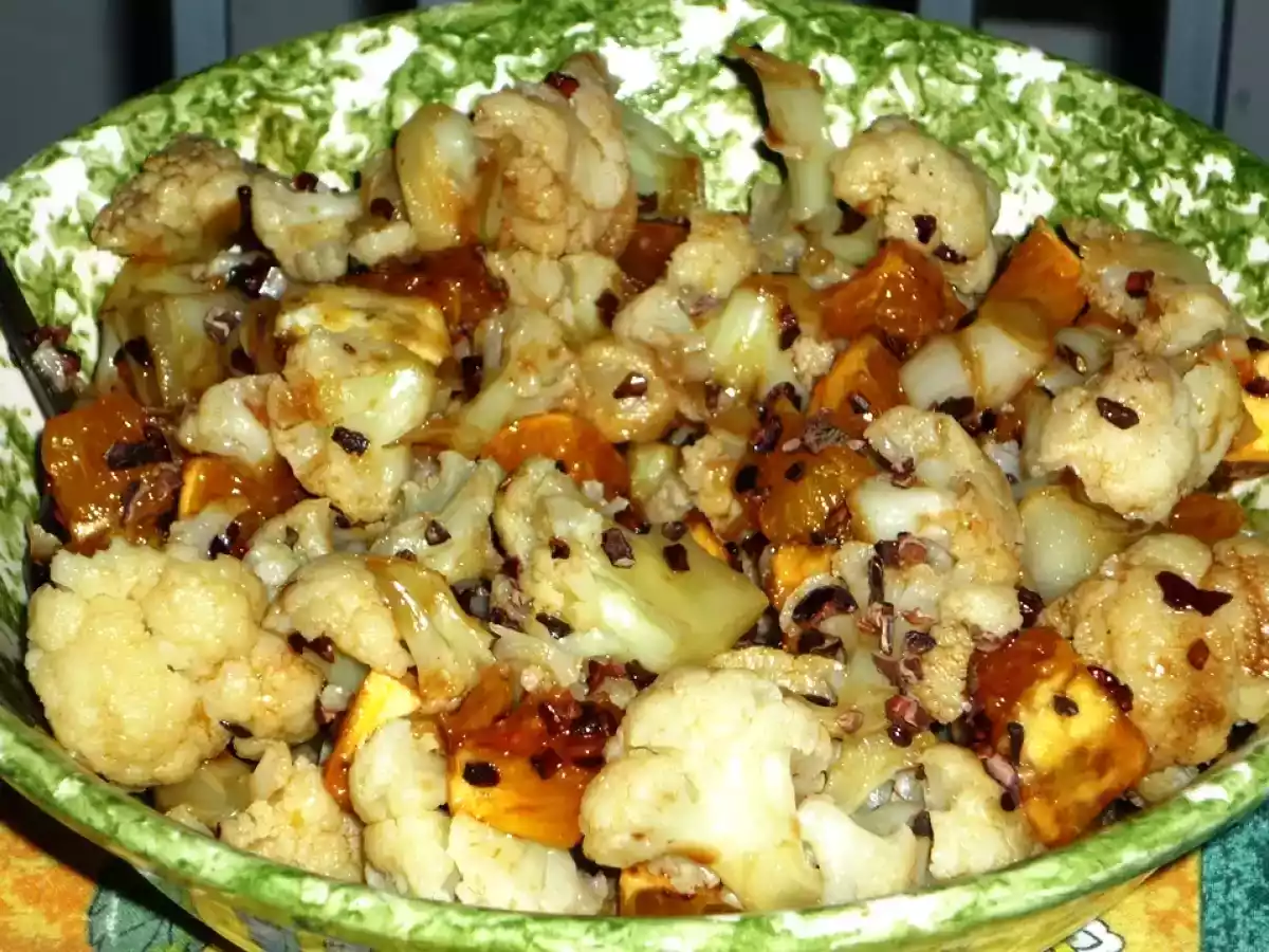 Insalata di cavolfiore con arancia