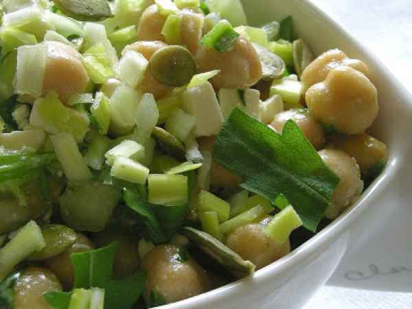 Insalata di ceci, feta e rucola, foto 2