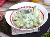 Insalata di cetrioli con salsa yogurt, foto 3