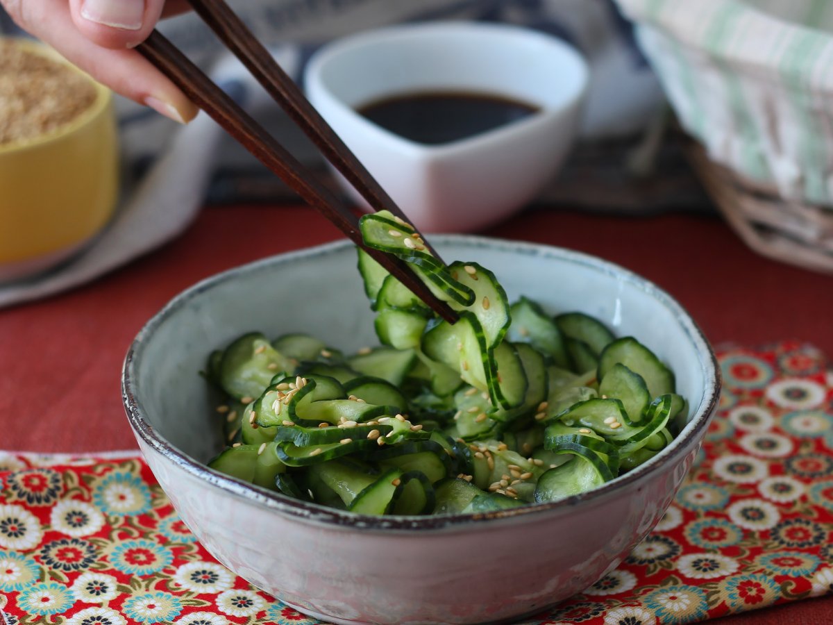 Insalata di cetrioli giapponese