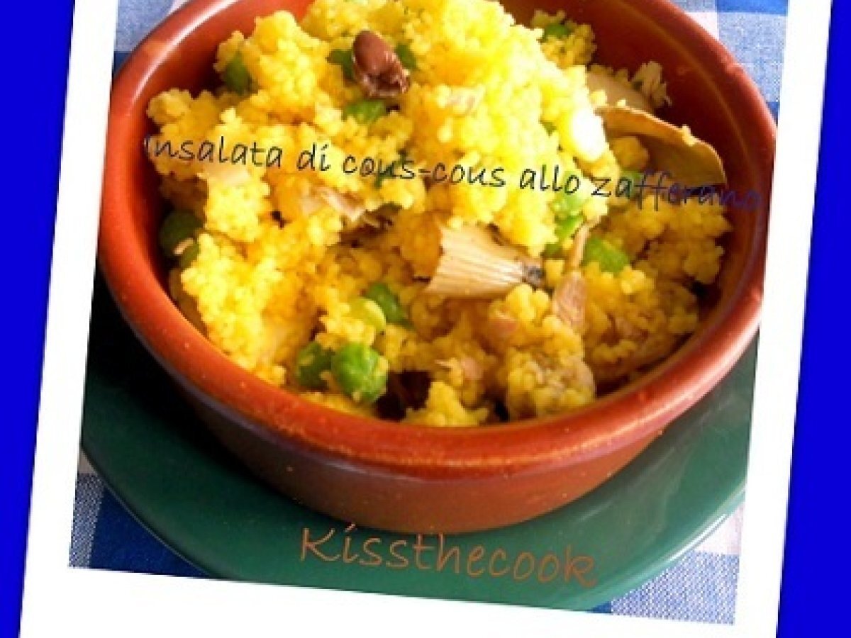 Insalata di cous-cous allo zafferano