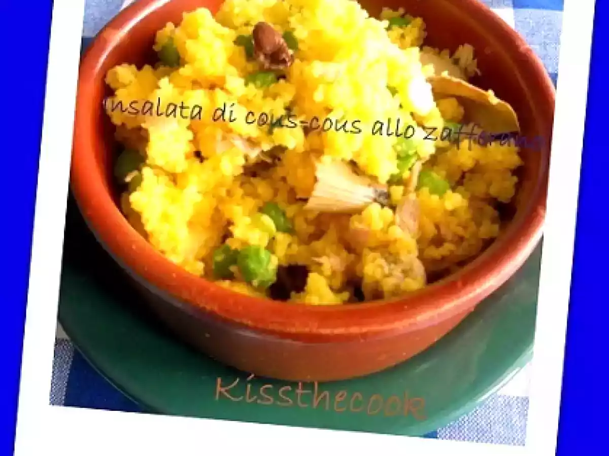 Insalata di cous-cous allo zafferano