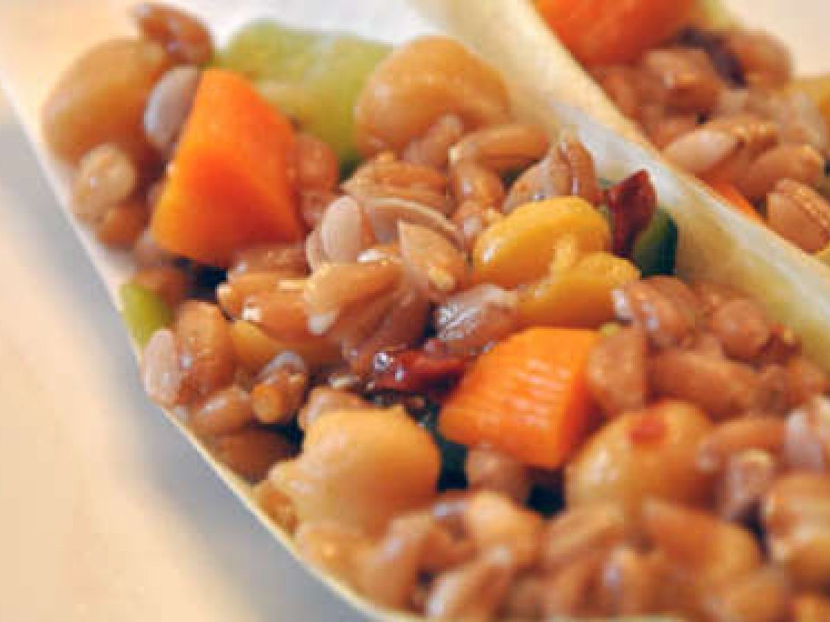Insalata di farro e ceci