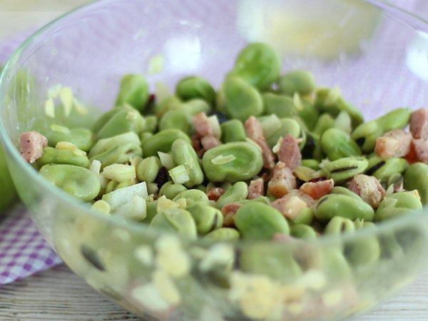 Insalata di fave e pancetta, foto 2