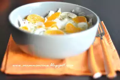 Insalata di finocchio e mandarini
